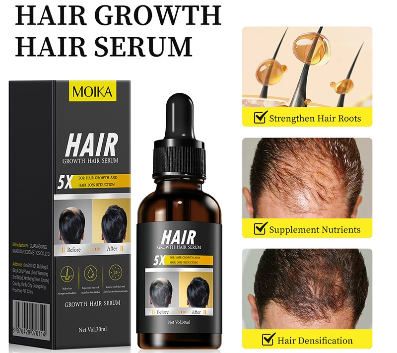 Hair Care Organic - زيت أساسي لنمو الشعر، مصل مغذي