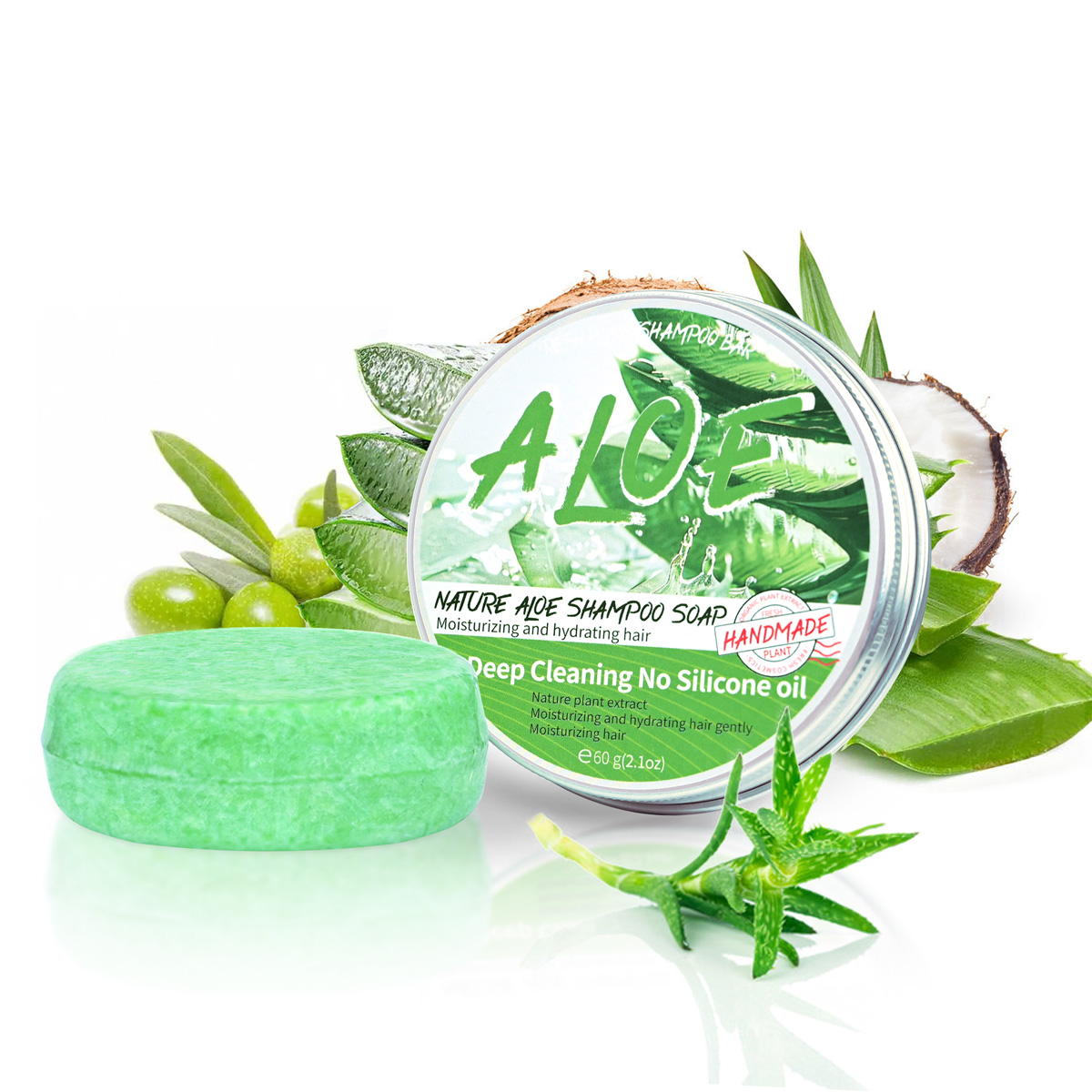 Hair Care Honey - قالب شامبو الألوة العضوي، صابون عضوي