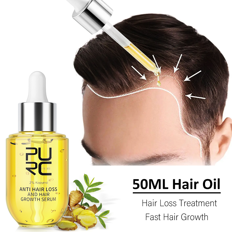 Hair Care Organic - PURC البيوتين الزنجبيل منتجات نمو الشعر