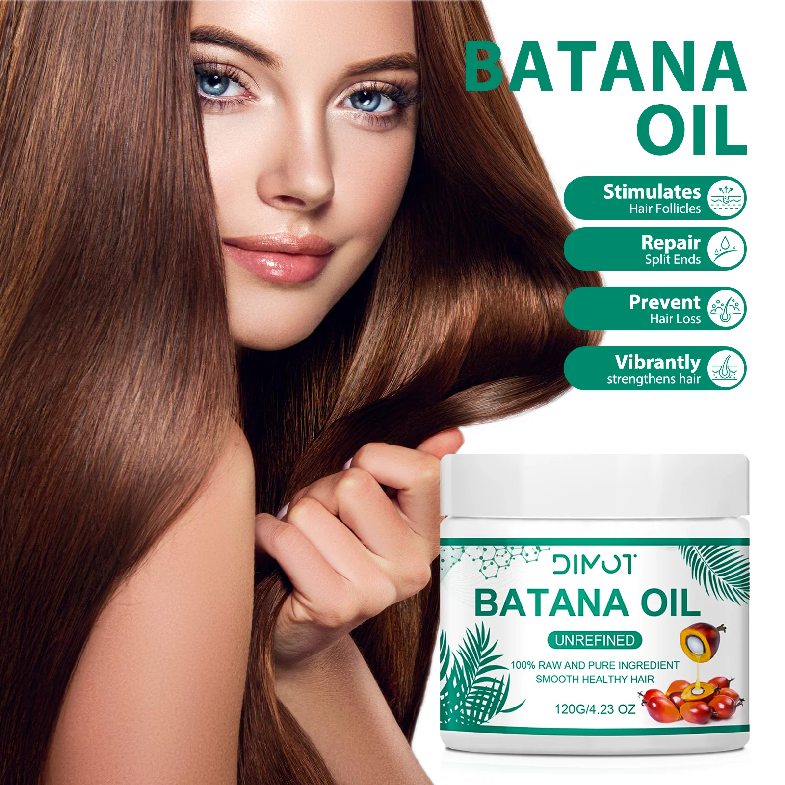 قناع الشعر زيت البتانا زيت نمو - مراجعة Hair Care Organic وسعره