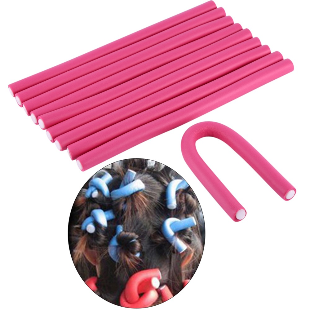10 قطع/مجموعة من رولات الشعر ا - مراجعة Hair Roller Set Flexi وسعره