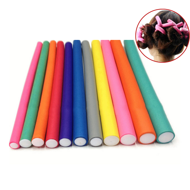 10 قطعة/المجموعة مموج الشعر ما - مراجعة Hair Roller Set Flexi وسعره