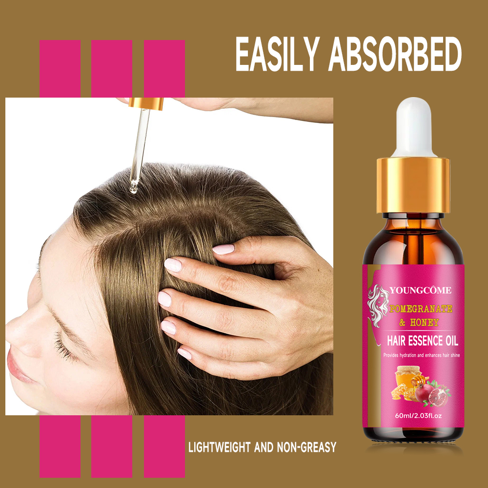 الرمان العسل زيت علاج الشعر ال - مراجعة Hair Care Honey وسعره